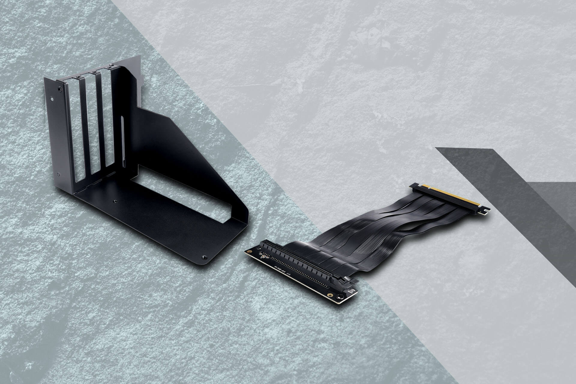 ⭐️垂直PCI-eブラケットトリプルスロットエディション ライザーケーブル付き Amazon | CableMod 垂直PCI-eブラケットトリプルスロット